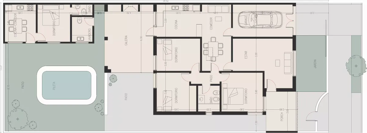 Casa con departamento independiente y piscina en Barrio Norte, Jesús María — foto 8